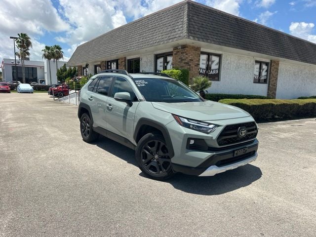 2022 Toyota RAV4 Adventure in Lunar — front three-quarter view