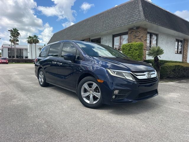 2018 Honda Odyssey EX-L in Blue — front three-quarter view